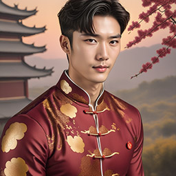 Lunar New Year photoshoot with qipao